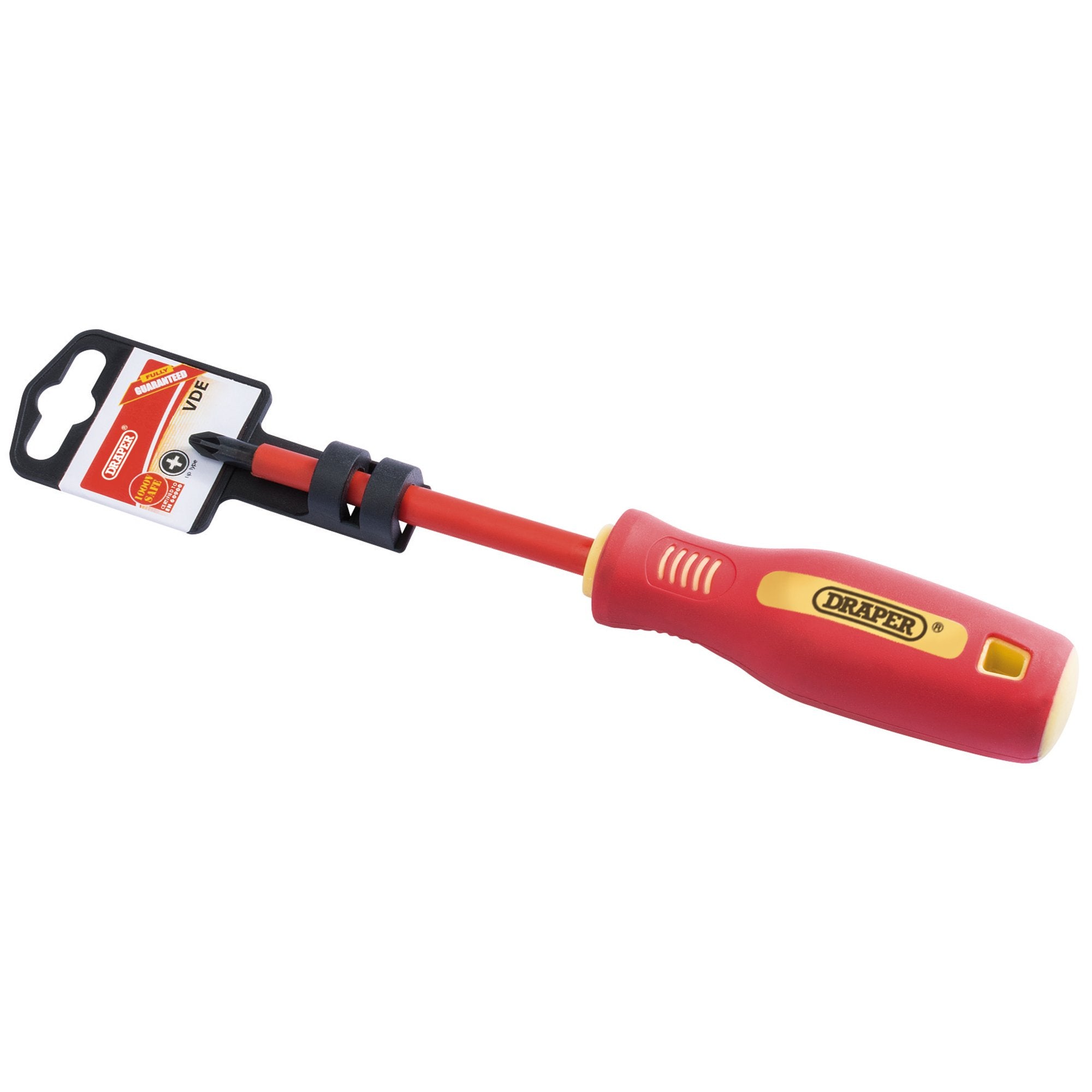 Fully-Insulated-Soft-Grip-PZ-TYPE-Screwdriver,-No.2-x-100mm